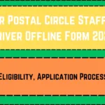 Bihar Postal Circle Staff Car Driver Offline Form 2025_20250407_090713_0000