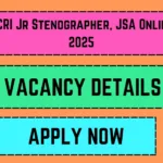 CSIR-CECRI Jr Stenographer, JSA Online Form 2025_20250409_093520_0000